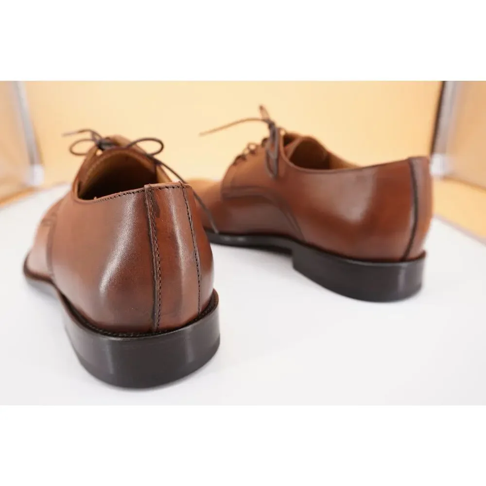 To Boot New York Bellaire Derby Oxford Dress Shoe Size 9 Burnished Brown $395